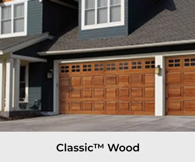 Classic™ Wood Garage Door Installation
