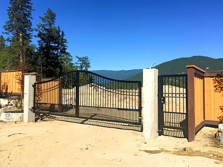 Custom Aluminum Swing Gate