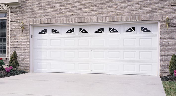 Olympus White Garage Door