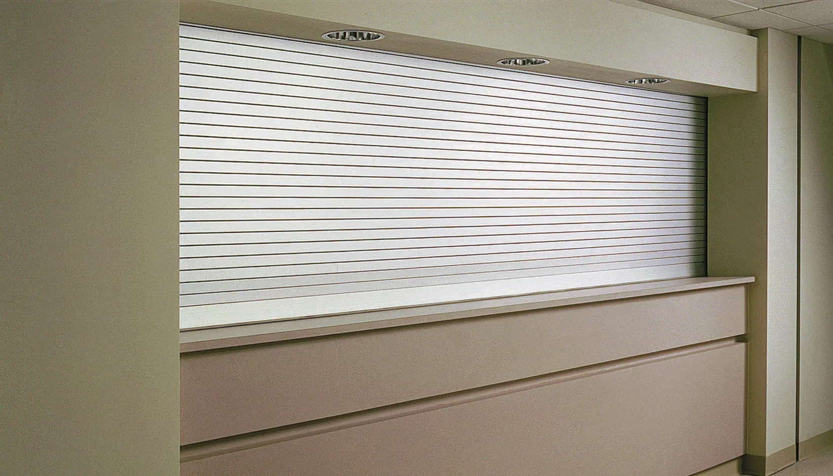 Commercial Rolling Counter Shutters Installation