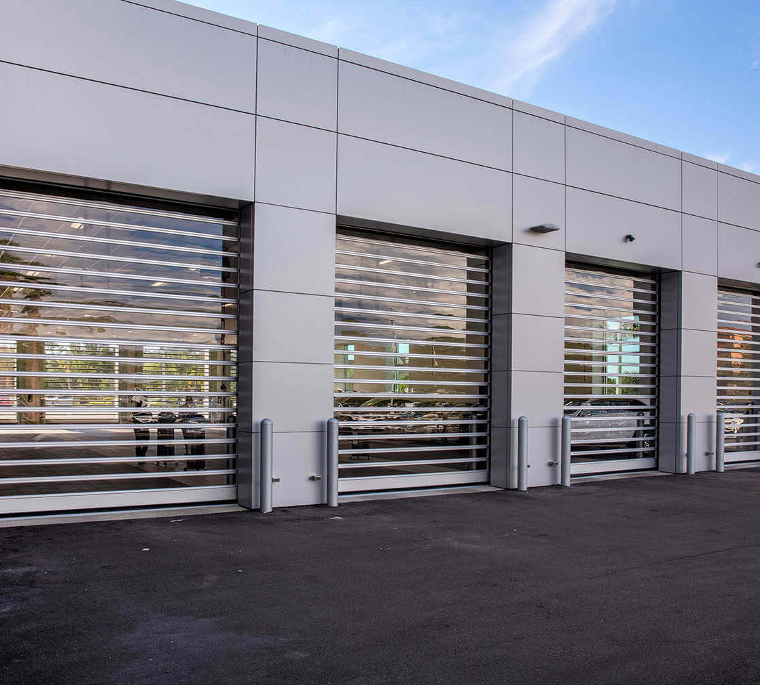 Commercial Rolling Counter Shutters Installation