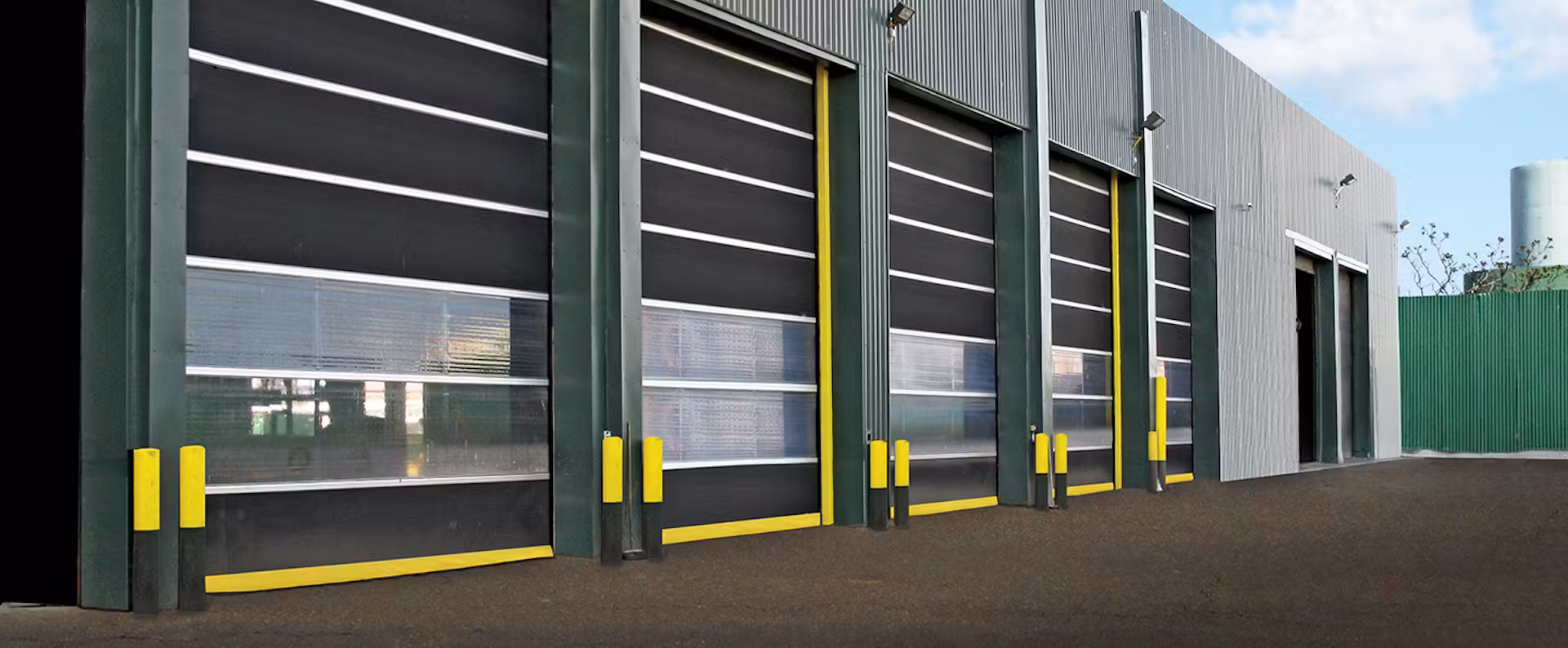 Commercial Rolling Counter Shutters Installation
